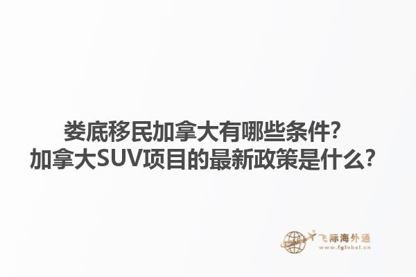 婁底移民加拿大有哪些條件？加拿大SUV項(xiàng)目的最新政策是什么？